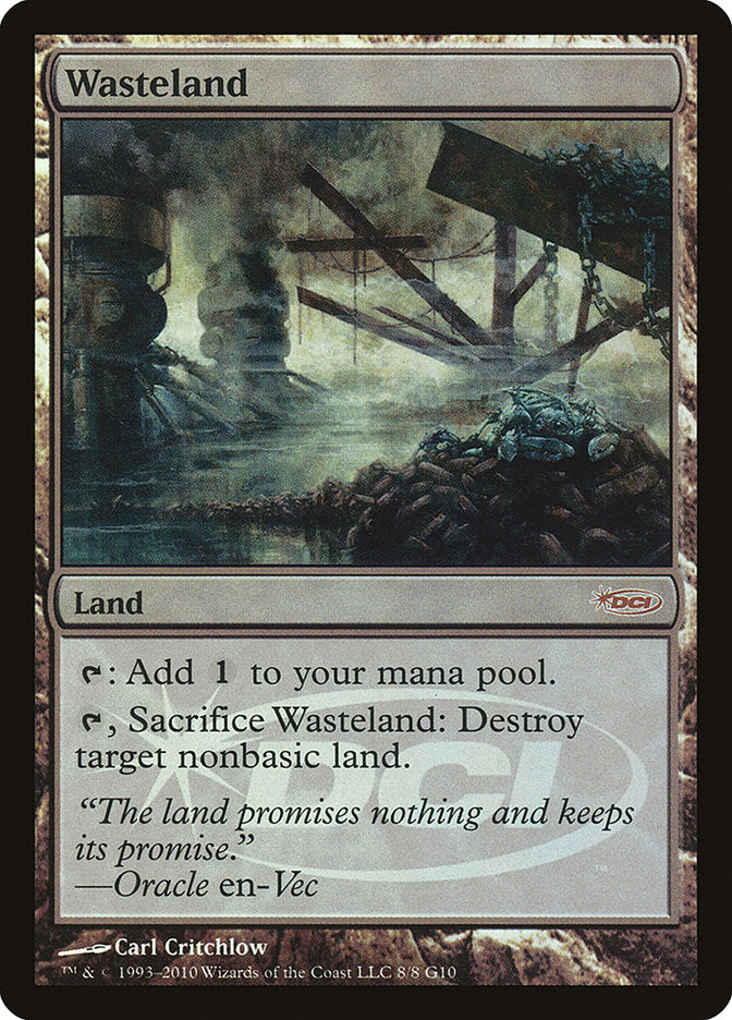 Wasteland [Judge Gift Cards 2010] MTG Single Magic: The Gathering | Red Claw Gaming