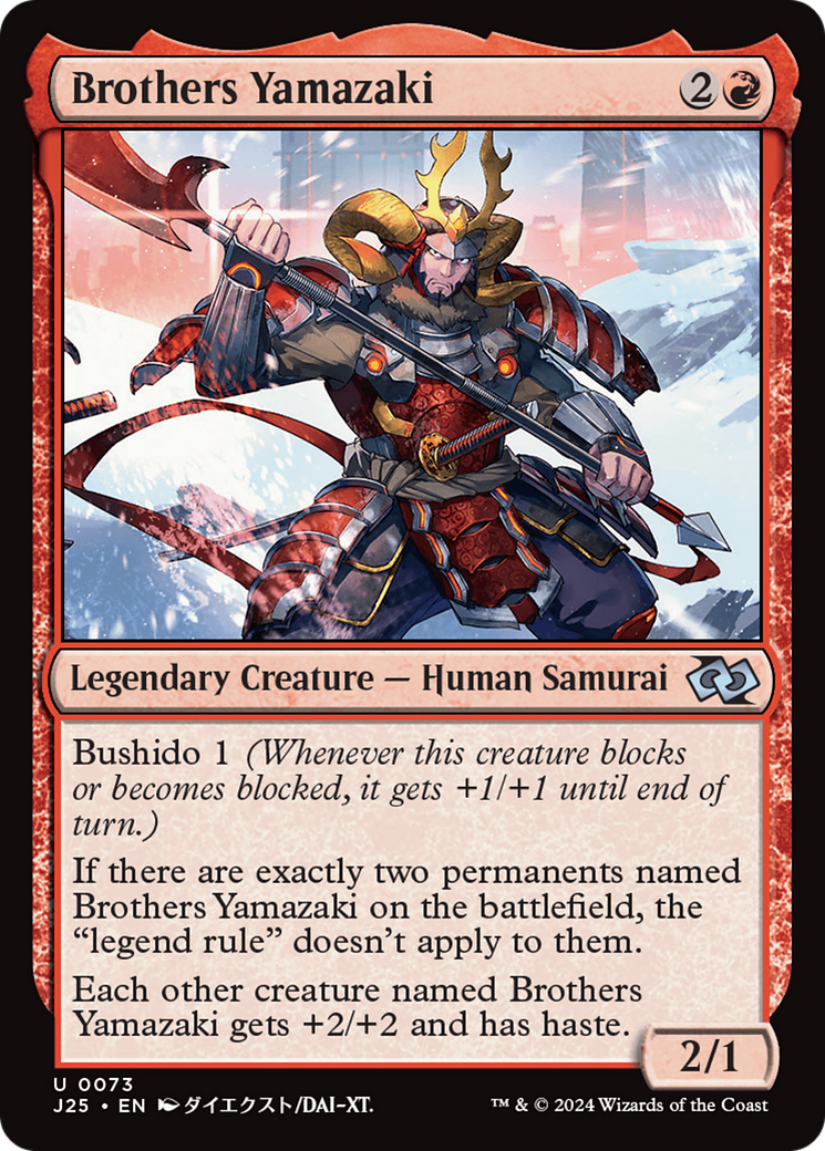 Brothers Yamazaki (73 Pike) (Anime) [Foundations Jumpstart] MTG Single Magic: The Gathering | Red Claw Gaming