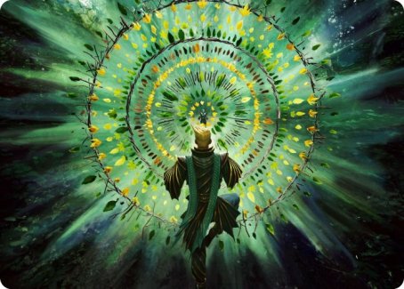Verdant Mastery Art Card [Strixhaven: School of Mages Art Series] MTG Single Magic: The Gathering | Red Claw Gaming
