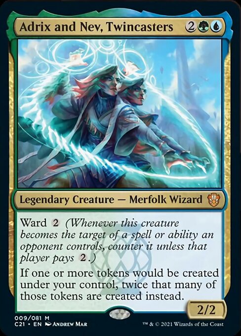 Adrix and Nev, Twincasters [Commander 2021] MTG Single Magic: The Gathering | Red Claw Gaming