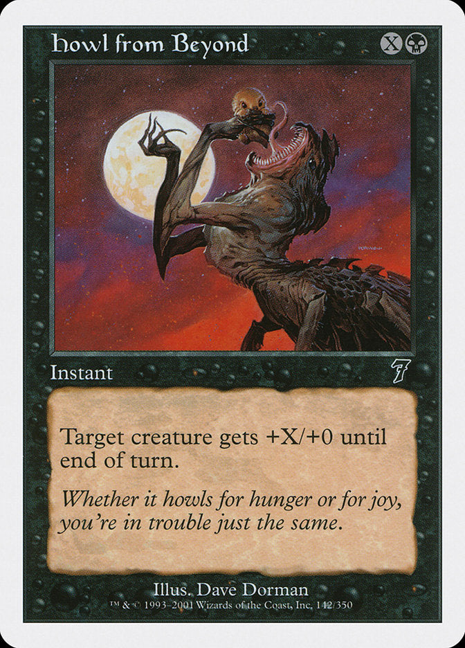 Howl from Beyond [Seventh Edition] MTG Single Magic: The Gathering | Red Claw Gaming