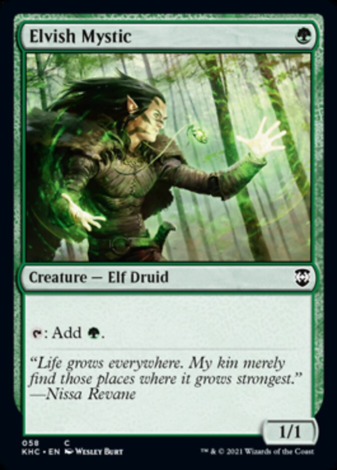 Elvish Mystic [Kaldheim Commander] MTG Single Magic: The Gathering | Red Claw Gaming