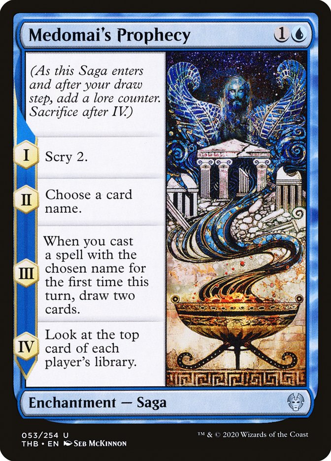 Medomai's Prophecy [Theros Beyond Death] MTG Single Magic: The Gathering | Red Claw Gaming