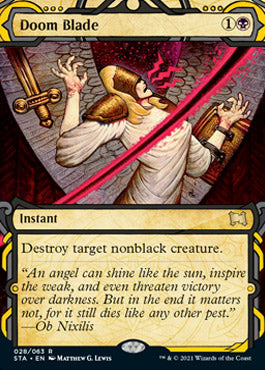Doom Blade (Foil Etched) [Strixhaven: Mystical Archive] MTG Single Magic: The Gathering | Red Claw Gaming