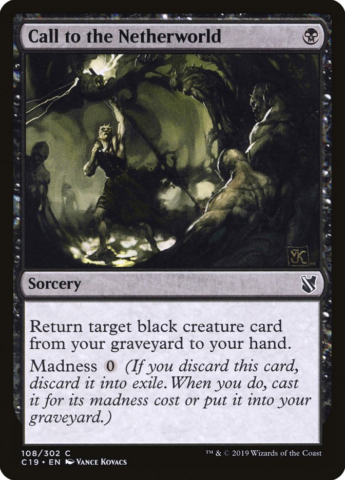 Call to the Netherworld [Commander 2019] MTG Single Magic: The Gathering | Red Claw Gaming