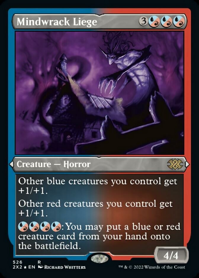 Mindwrack Liege (Foil Etched) [Double Masters 2022] MTG Single Magic: The Gathering    | Red Claw Gaming