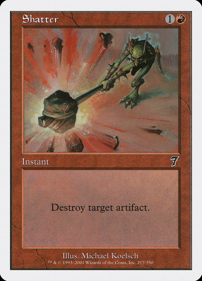Shatter [Seventh Edition] MTG Single Magic: The Gathering | Red Claw Gaming