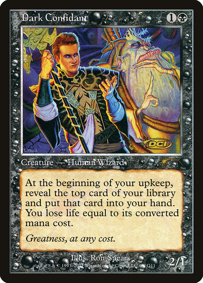 Dark Confidant [Judge Gift Cards 2011] MTG Single Magic: The Gathering | Red Claw Gaming