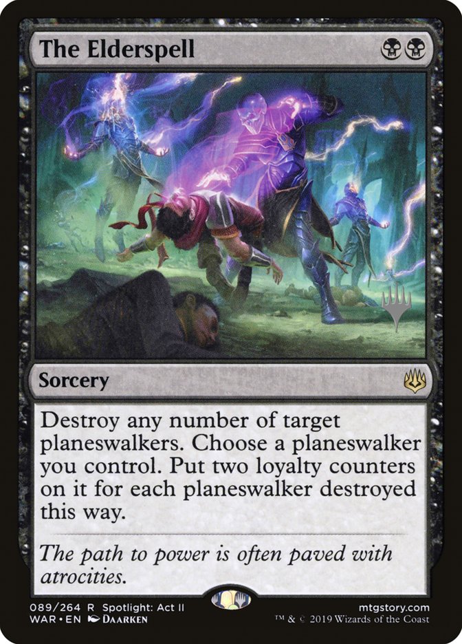 The Elderspell (Promo Pack) [War of the Spark Promos] MTG Single Magic: The Gathering | Red Claw Gaming