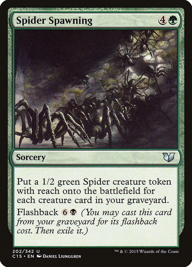 Spider Spawning [Commander 2015] MTG Single Magic: The Gathering | Red Claw Gaming