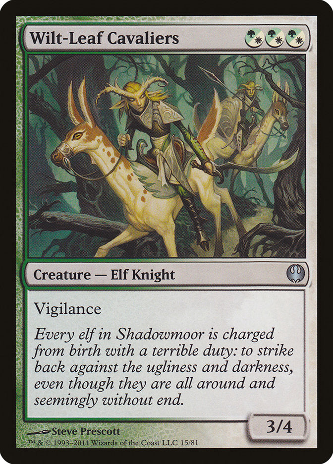 Wilt-Leaf Cavaliers [Duel Decks: Knights vs. Dragons] MTG Single Magic: The Gathering | Red Claw Gaming