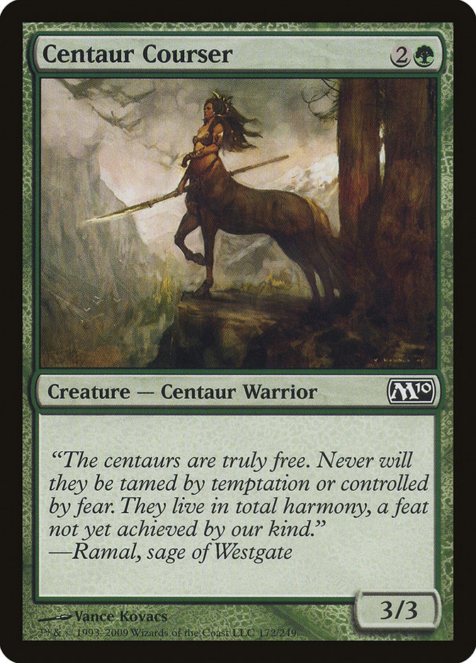 Centaur Courser [Magic 2010] MTG Single Magic: The Gathering | Red Claw Gaming