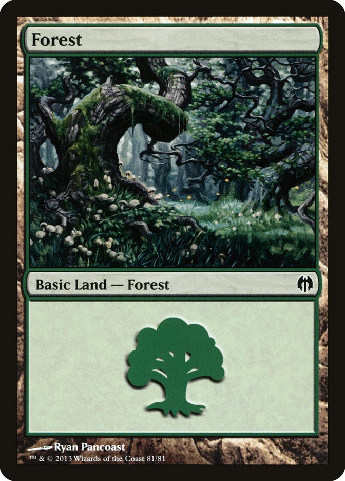 Forest (81) [Duel Decks: Heroes vs. Monsters] MTG Single Magic: The Gathering    | Red Claw Gaming
