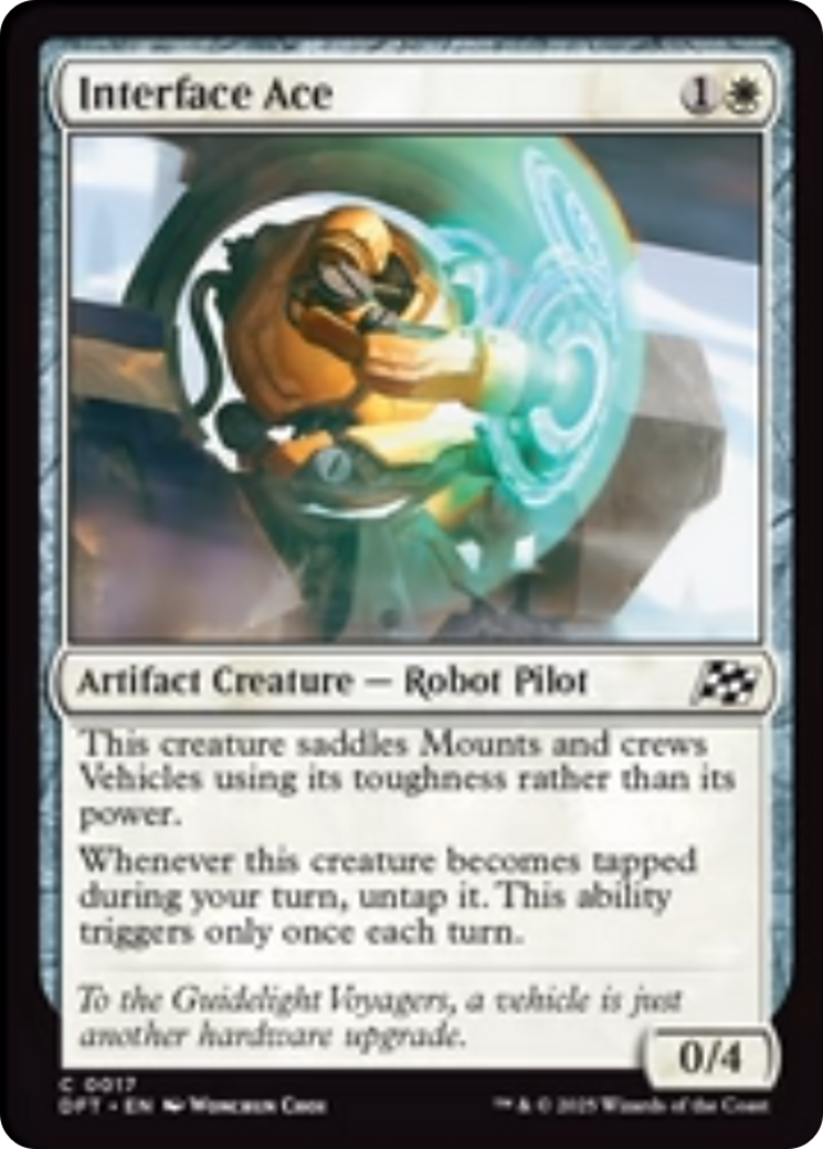 Interface Ace [Aetherdrift] MTG Single Magic: The Gathering | Red Claw Gaming