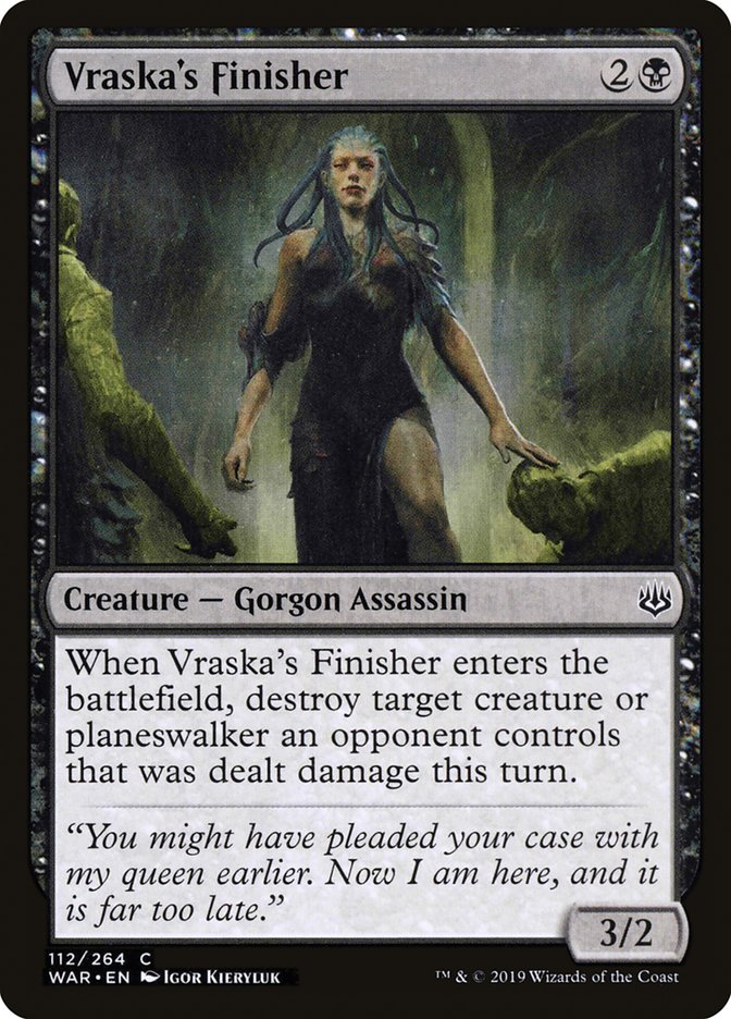 Vraska's Finisher [War of the Spark] MTG Single Magic: The Gathering | Red Claw Gaming