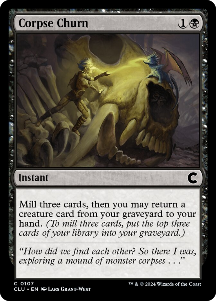Corpse Churn [Ravnica: Clue Edition] MTG Single Magic: The Gathering | Red Claw Gaming