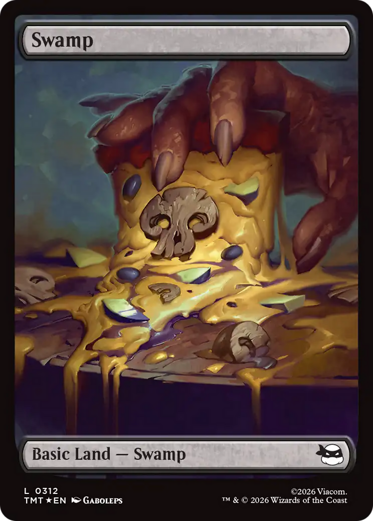 Swamp (0312) [Teenage Mutant Ninja Turtles] MTG Single Magic: The Gathering | Red Claw Gaming