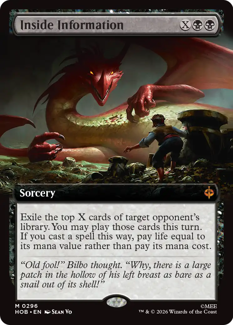 Inside Information (Extended Art) [The Hobbit] | Red Claw Gaming