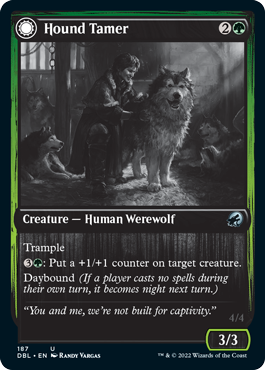 Hound Tamer // Untamed Pup [Innistrad: Double Feature] MTG Single Magic: The Gathering | Red Claw Gaming