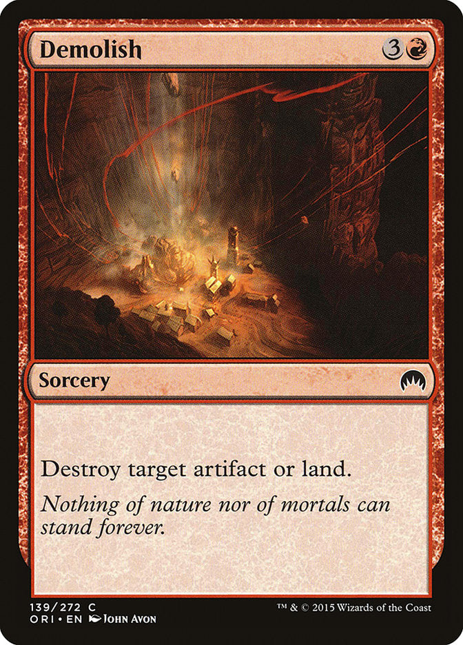 Demolish [Magic Origins] MTG Single Magic: The Gathering | Red Claw Gaming