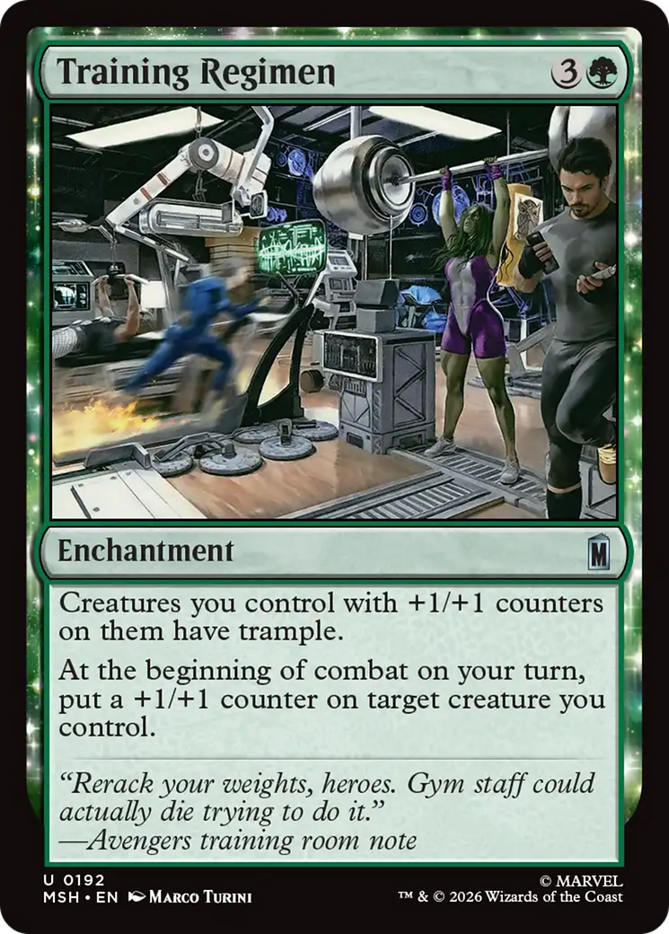 Training Regimen [Marvel Super Heroes] MTG Single Magic: The Gathering | Red Claw Gaming