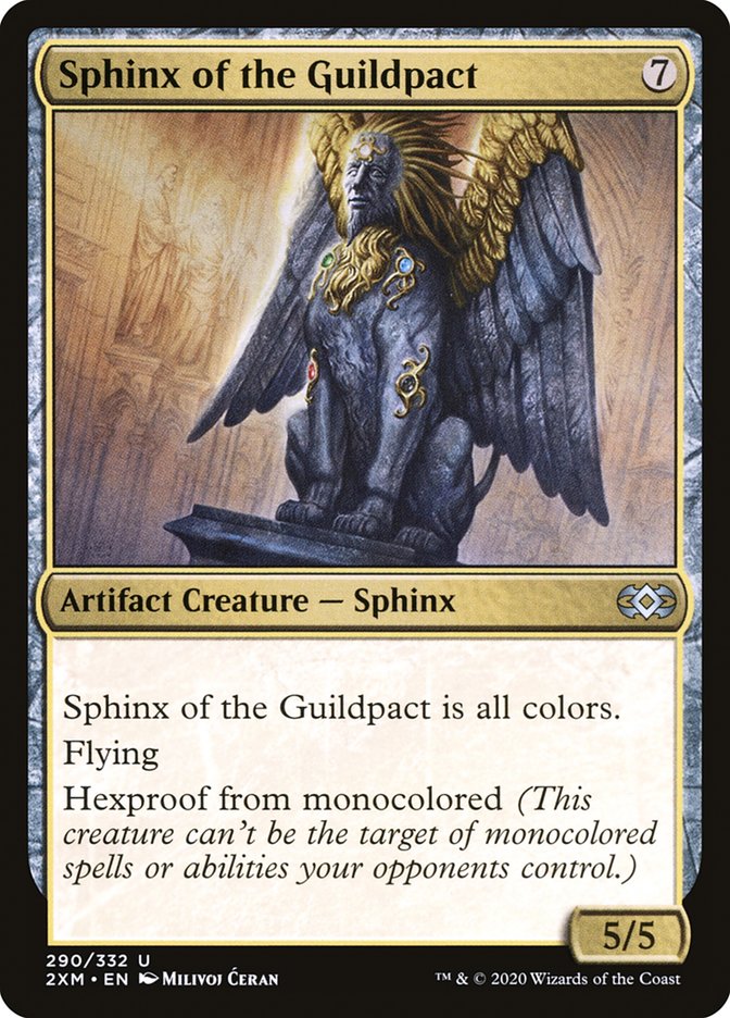 Sphinx of the Guildpact [Double Masters] MTG Single Magic: The Gathering | Red Claw Gaming