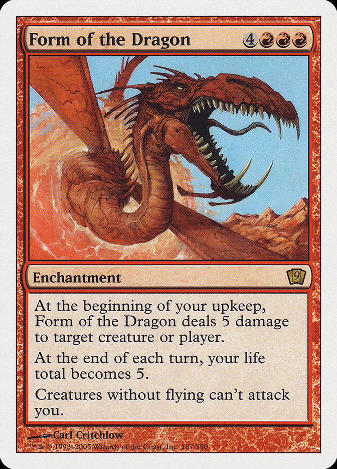 Form of the Dragon [Ninth Edition] MTG Single Magic: The Gathering | Red Claw Gaming