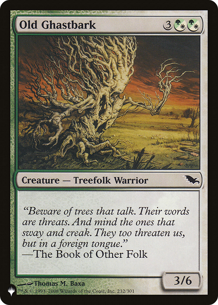 Old Ghastbark [The List] MTG Single Magic: The Gathering | Red Claw Gaming
