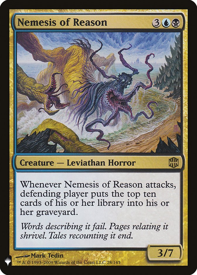 Nemesis of Reason [Mystery Booster] MTG Single Magic: The Gathering    | Red Claw Gaming
