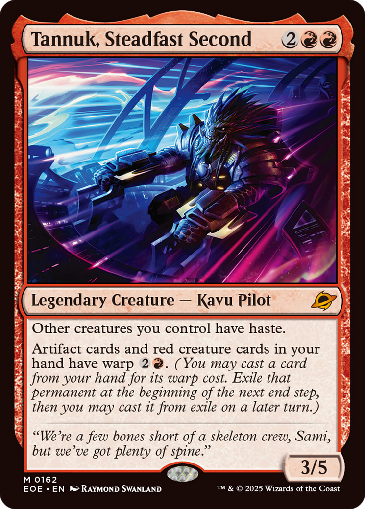 Tannuk, Steadfast Second [Edge of Eternities] MTG Single Magic: The Gathering | Red Claw Gaming