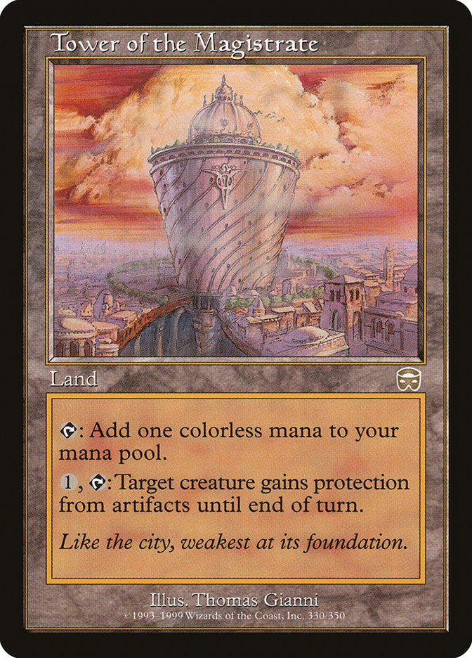 Tower of the Magistrate [Mercadian Masques] MTG Single Magic: The Gathering | Red Claw Gaming