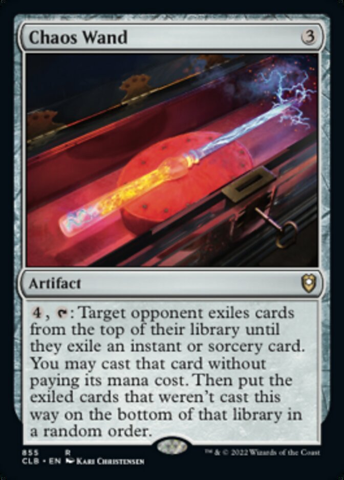 Chaos Wand [Commander Legends: Battle for Baldur's Gate] MTG Single Magic: The Gathering | Red Claw Gaming