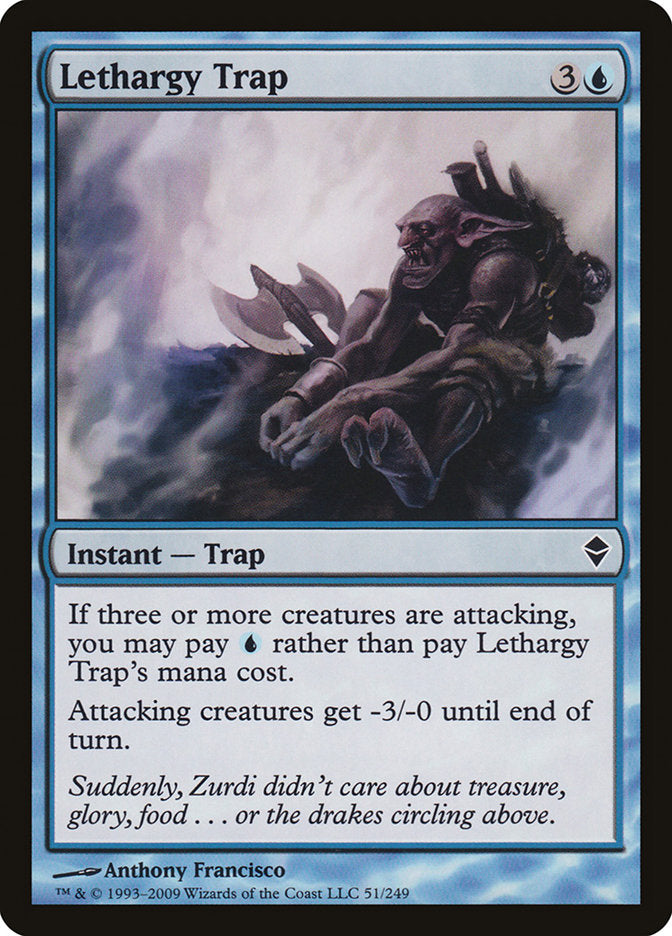 Lethargy Trap [Zendikar] MTG Single Magic: The Gathering | Red Claw Gaming