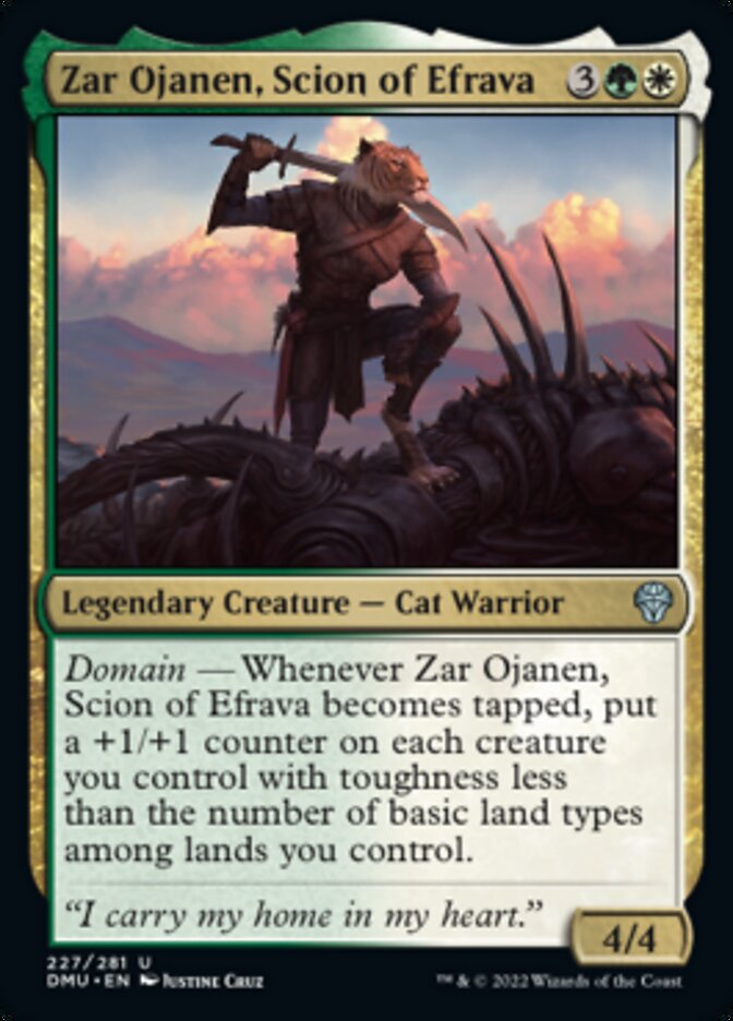 Zar Ojanen, Scion of Efrava [Dominaria United] MTG Single Magic: The Gathering | Red Claw Gaming
