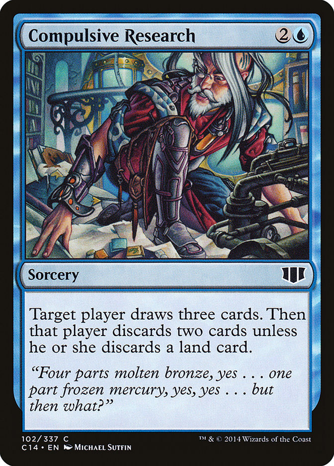 Compulsive Research [Commander 2014] MTG Single Magic: The Gathering | Red Claw Gaming
