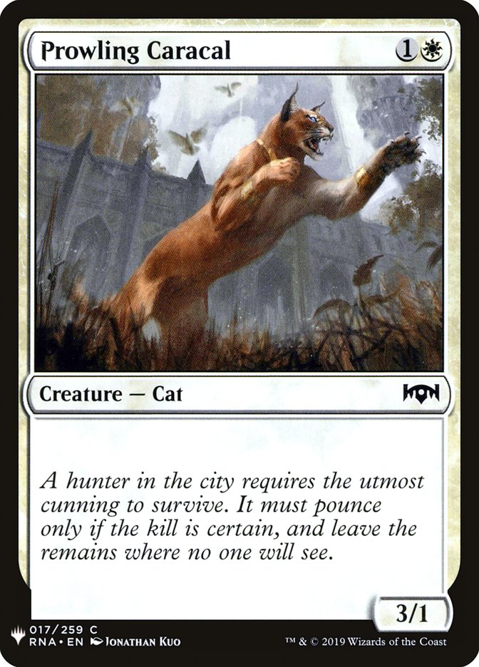 Prowling Caracal [Mystery Booster] MTG Single Magic: The Gathering    | Red Claw Gaming