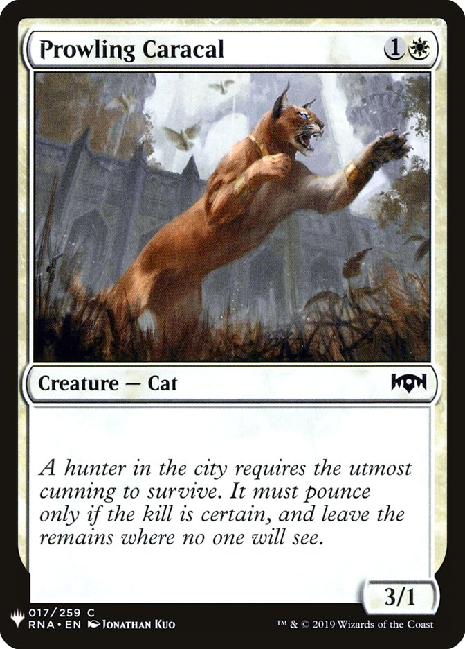 Prowling Caracal [Mystery Booster] MTG Single Magic: The Gathering | Red Claw Gaming