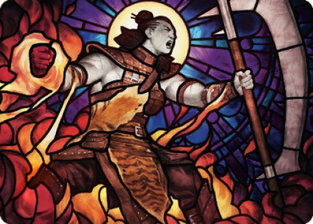 Garna, Bloodfist of Keld Art Card [Dominaria United Art Series] MTG Single Magic: The Gathering | Red Claw Gaming