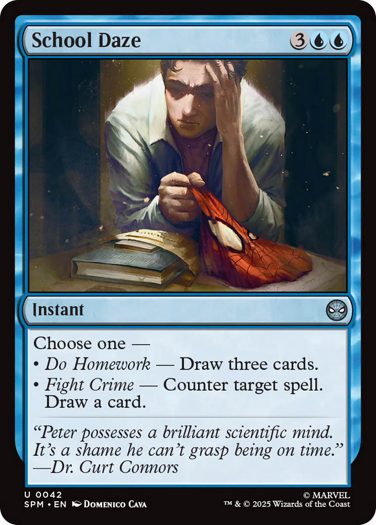 School Daze [Marvel's Spider-Man] MTG Single Magic: The Gathering | Red Claw Gaming