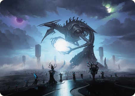 Blue Sun's Twilight Art Card [Phyrexia: All Will Be One Art Series] MTG Single Magic: The Gathering | Red Claw Gaming