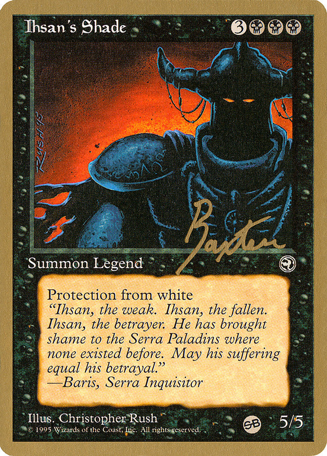 Ihsan's Shade (George Baxter) (SB) [Pro Tour Collector Set] MTG Single Magic: The Gathering | Red Claw Gaming