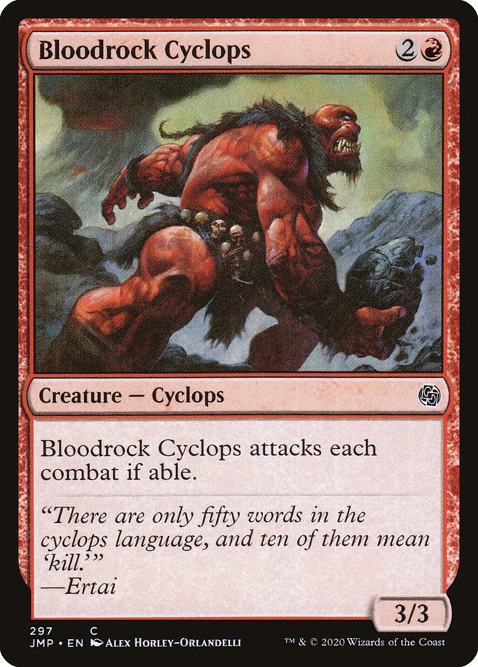 Bloodrock Cyclops [Jumpstart] MTG Single Magic: The Gathering | Red Claw Gaming