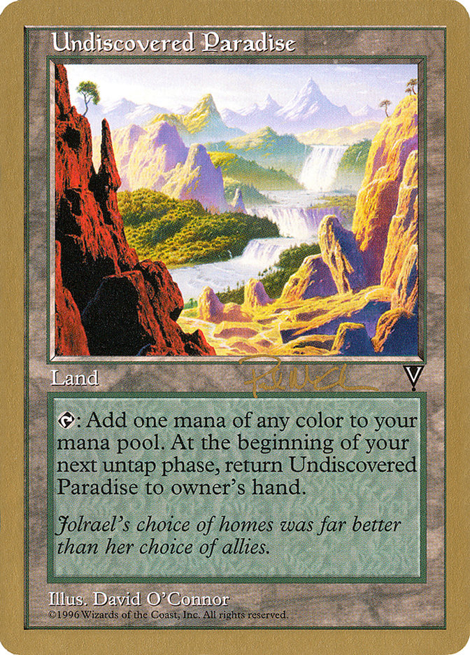 Undiscovered Paradise (Paul McCabe) [World Championship Decks 1997] MTG Single Magic: The Gathering | Red Claw Gaming