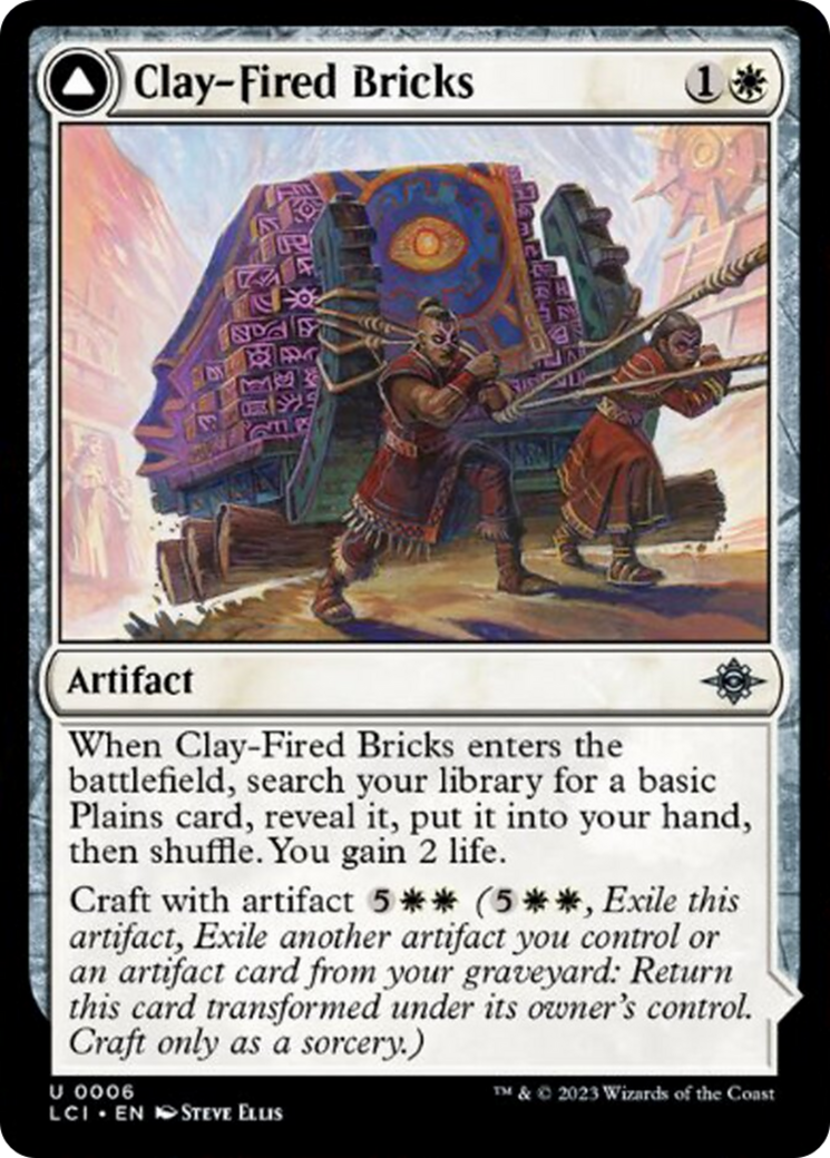 Clay-Fired Bricks // Cosmium Kiln [The Lost Caverns of Ixalan] MTG Single Magic: The Gathering    | Red Claw Gaming