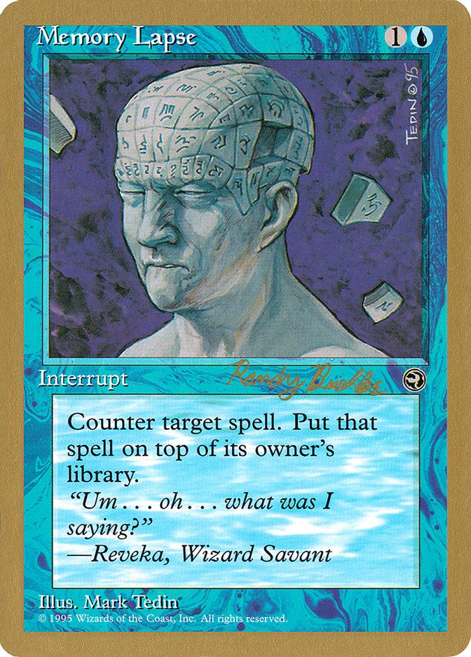Memory Lapse (Randy Buehler) [World Championship Decks 1998] MTG Single Magic: The Gathering | Red Claw Gaming