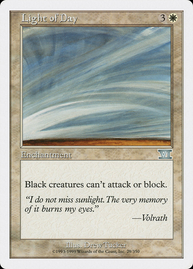 Light of Day [Classic Sixth Edition] MTG Single Magic: The Gathering | Red Claw Gaming