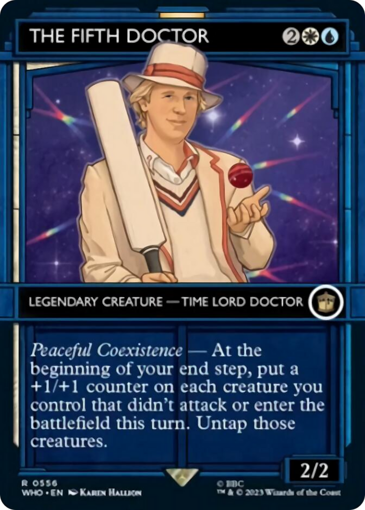 The Fifth Doctor (Showcase) [Doctor Who] MTG Single Magic: The Gathering    | Red Claw Gaming