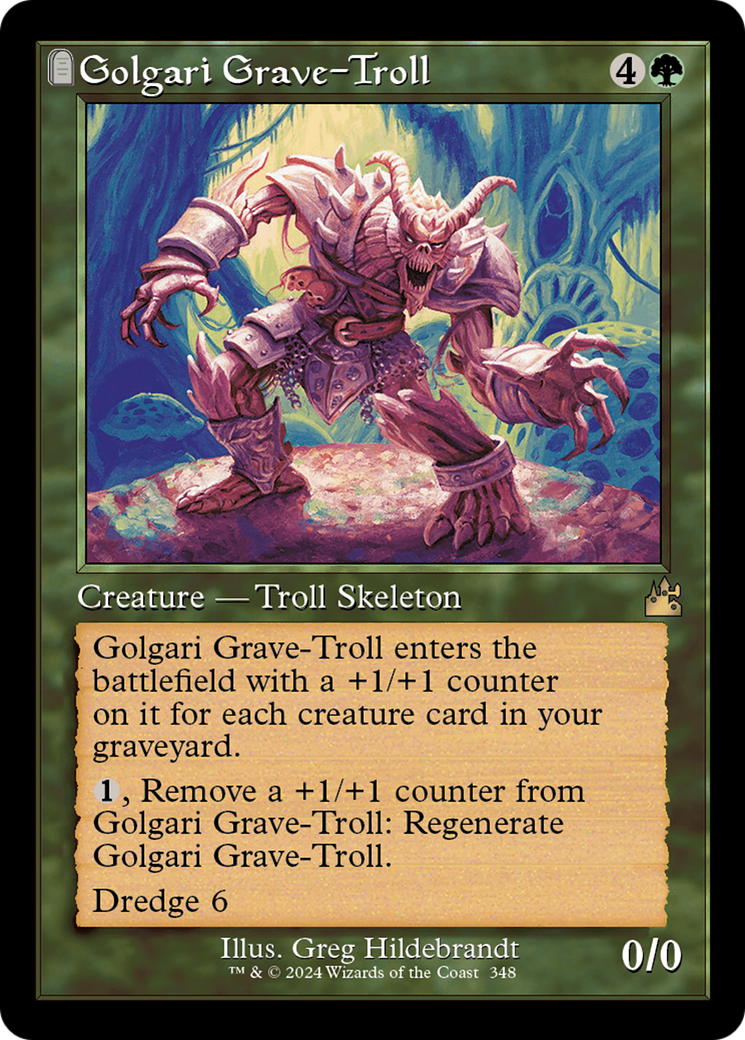 Golgari Grave-Troll (Retro Frame) [Ravnica Remastered] MTG Single Magic: The Gathering | Red Claw Gaming