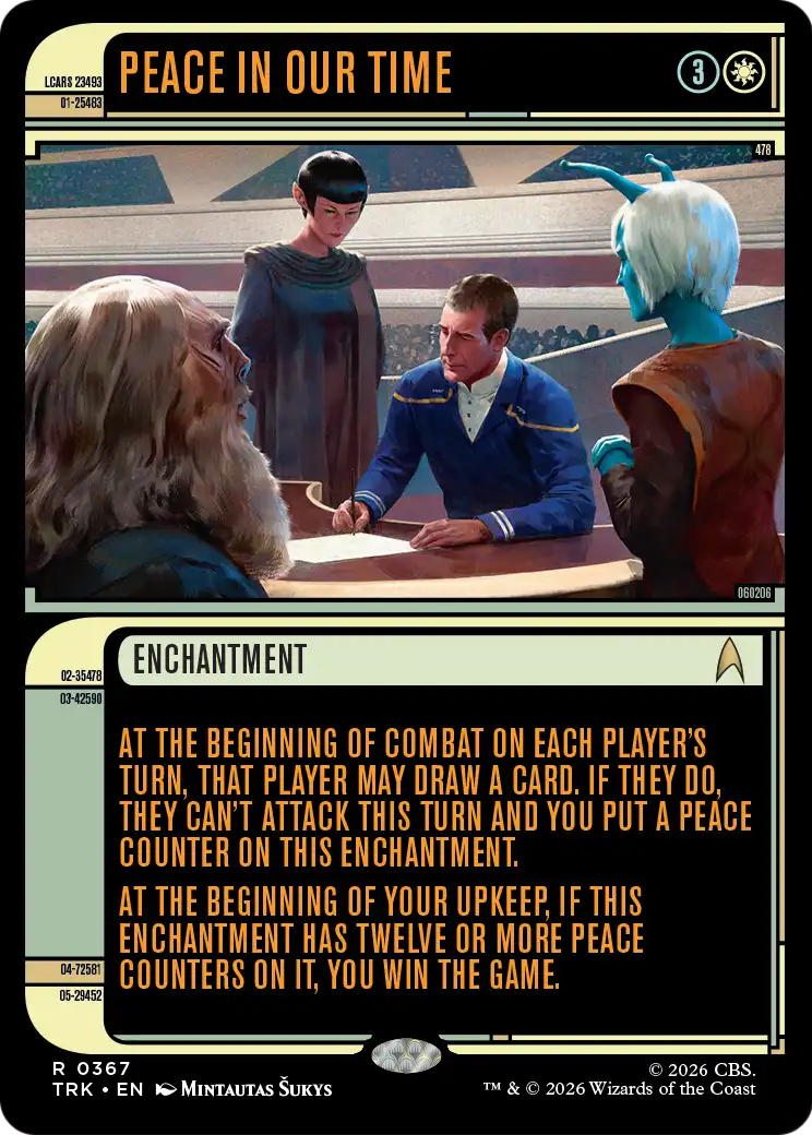 Peace in Our Time (Showcase) [Star Trek] MTG Single Magic: The Gathering | Red Claw Gaming