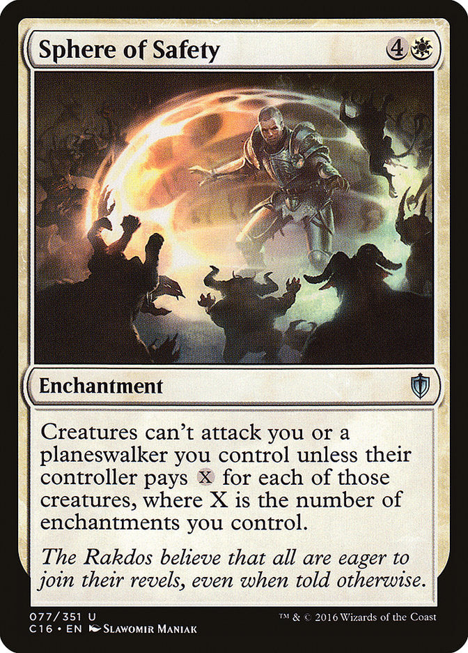 Sphere of Safety [Commander 2016] MTG Single Magic: The Gathering | Red Claw Gaming